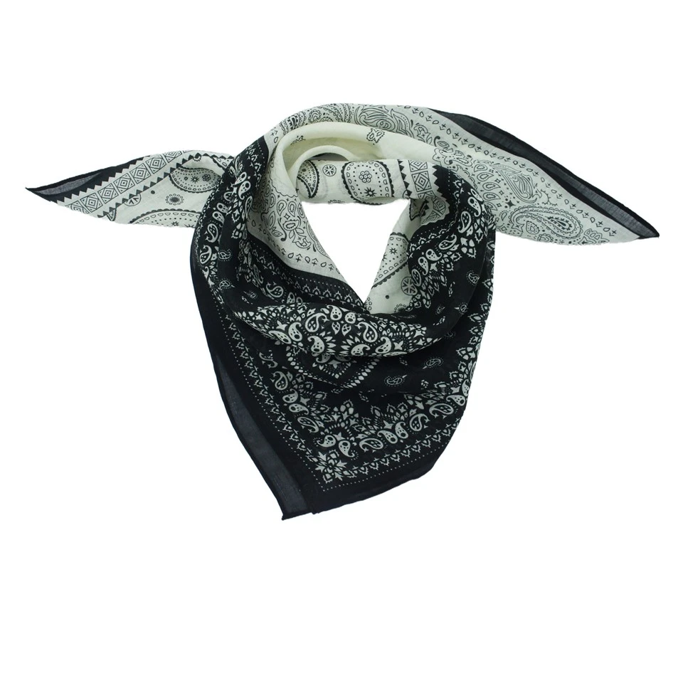 paisley linen scarf