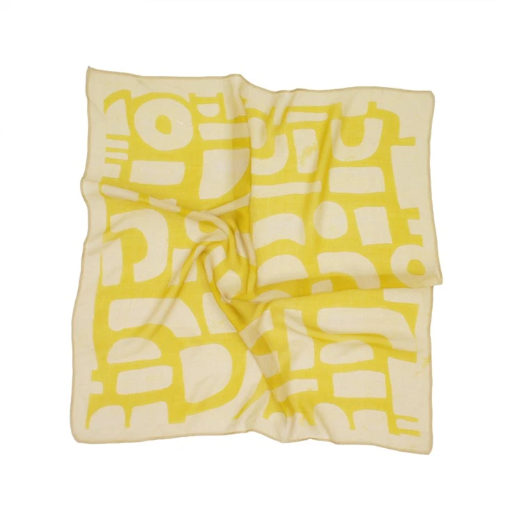 Geometry Square Silk Scarves